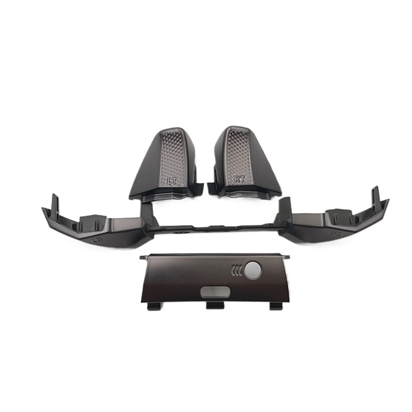 10 pezzi di ricambio for XBOX for Elite Series 2 Controller RB LB Bumper RT LT Trigger Pulsanti Supporto Parte di riparazione Accessori for giochi(Silver gray)