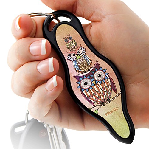 MUNIO Self Defense Kubaton Keychain with Ebook (Triple Hoot)