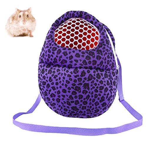 Tfwadmx Hamster Carrier Bag Portable Pet Outgoing Travel Backpack Animals Warm Handbags Sleeping Bed Breathable Mesh…
