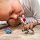 SCHLEICH 41465 Tyrannosaurus Rex Angriff, für Kinder ab 5-12 Jahren, Dinosaurs - Spielset