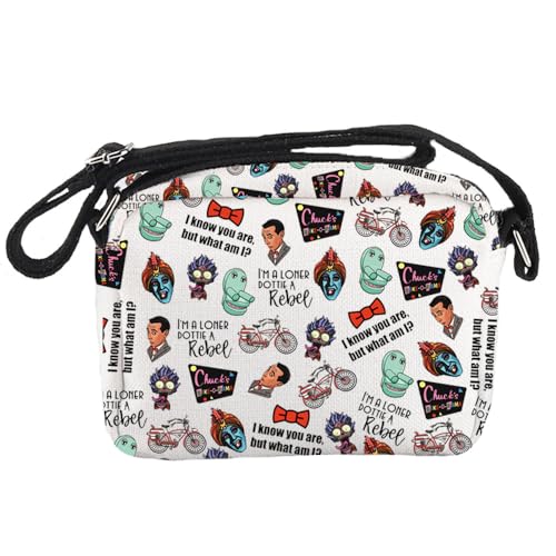 80s TV Show Inspired Gift P-ee Wee Herman Fan Gift Herman Crossbody Bag In Memorial of Herman Gift (WhatamiBag)