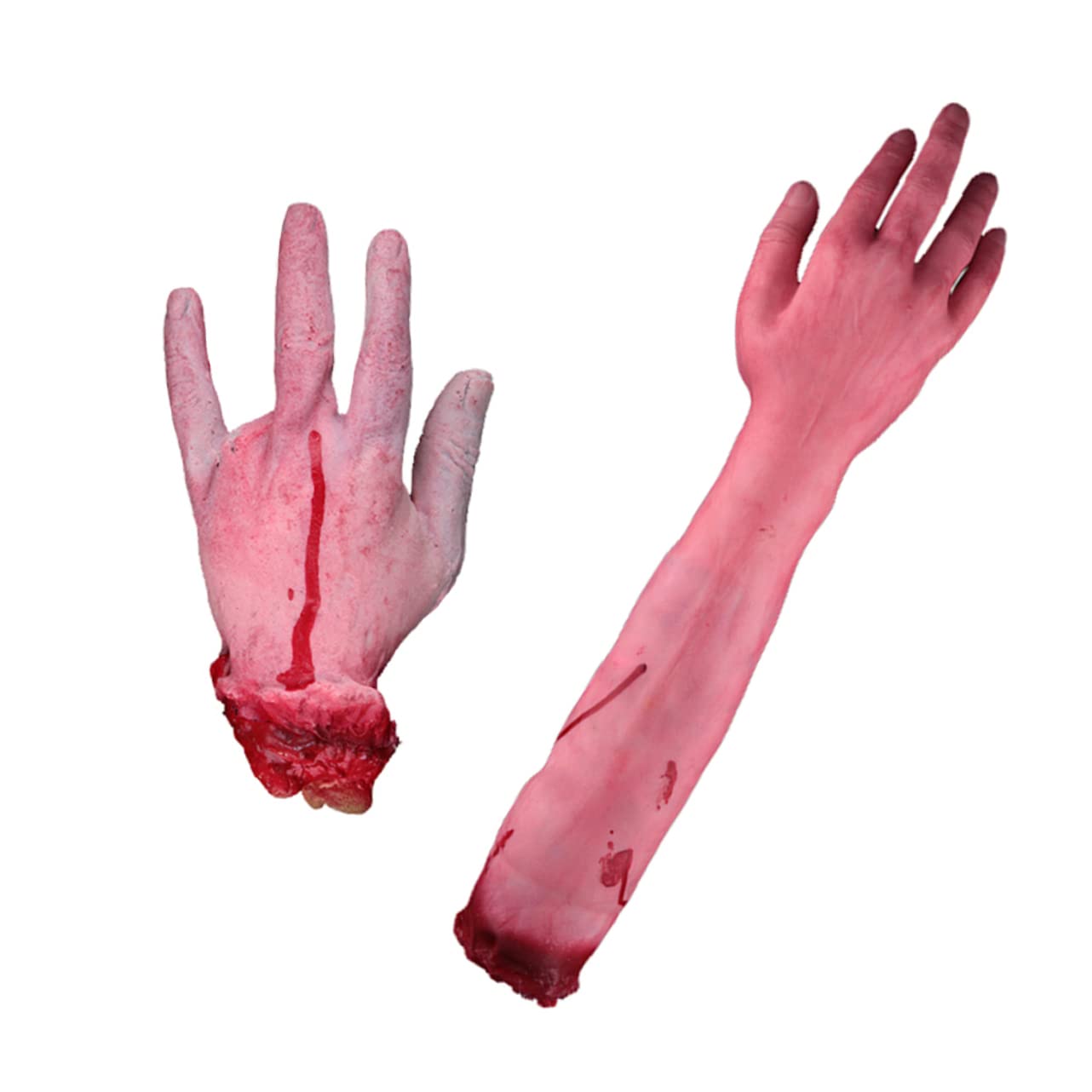 Artibetter 4piezas Juguete De Broma De Halloween Mano y Rotos Falsa para Fiesta De Terror Accesorios De Disfraz y Bromas Divertidas