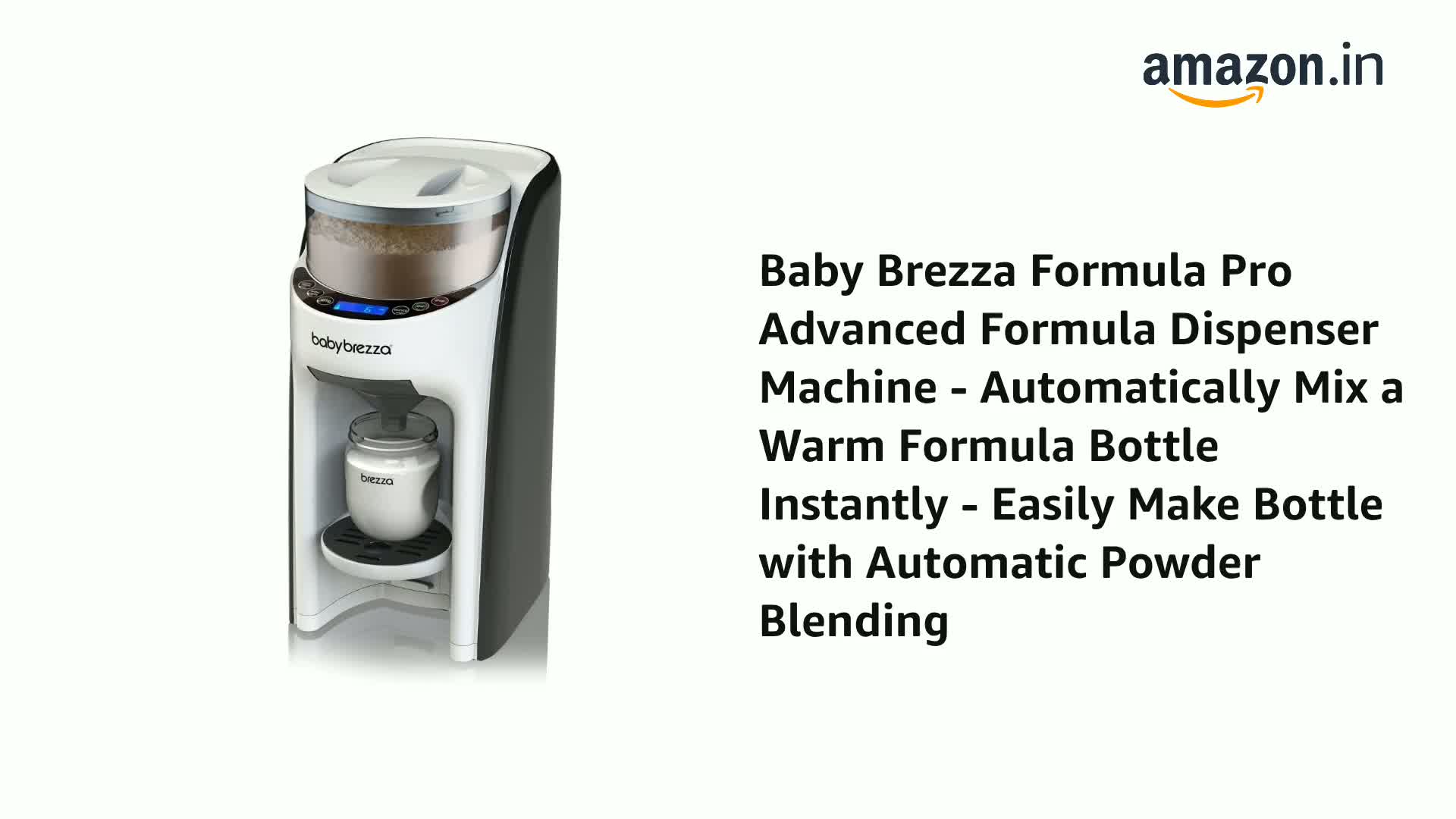 Baby Brezza Formula Pro Advanced Formula Dispenser Machine
