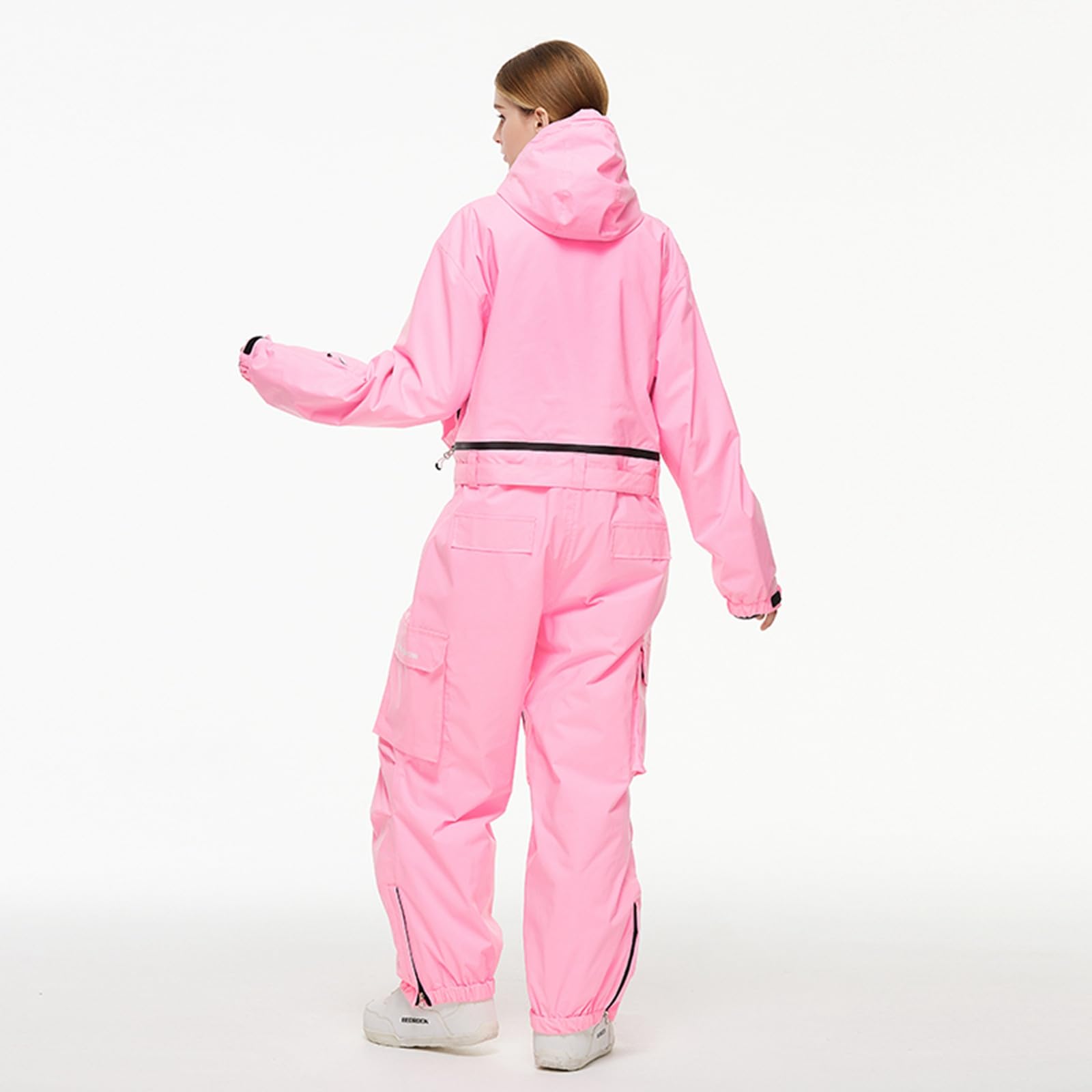 Skianzug Herren Wasserdicht Winddicht Hooded Jumpsuits Ski Anzug Outdoor Jumpsuits Snowboard Anzug Einteilige Skianzüge Isolierter Skioverall Sportanzug