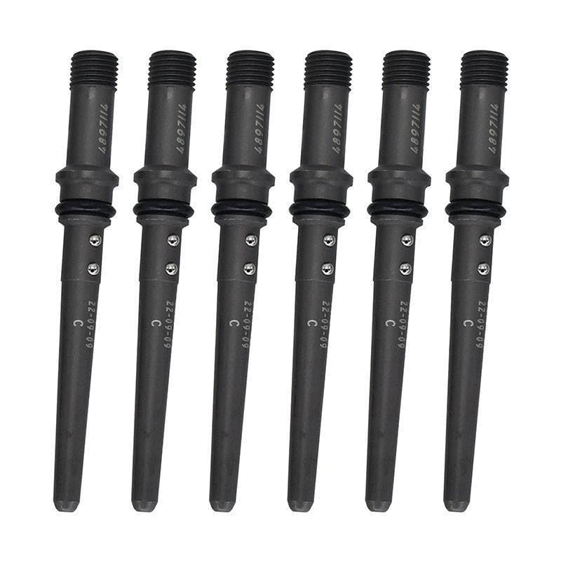 6PCS Fuel Injector Connect Tube 4897114 Compatible with Pick-up Ram 5.9L Engine 2003-2004