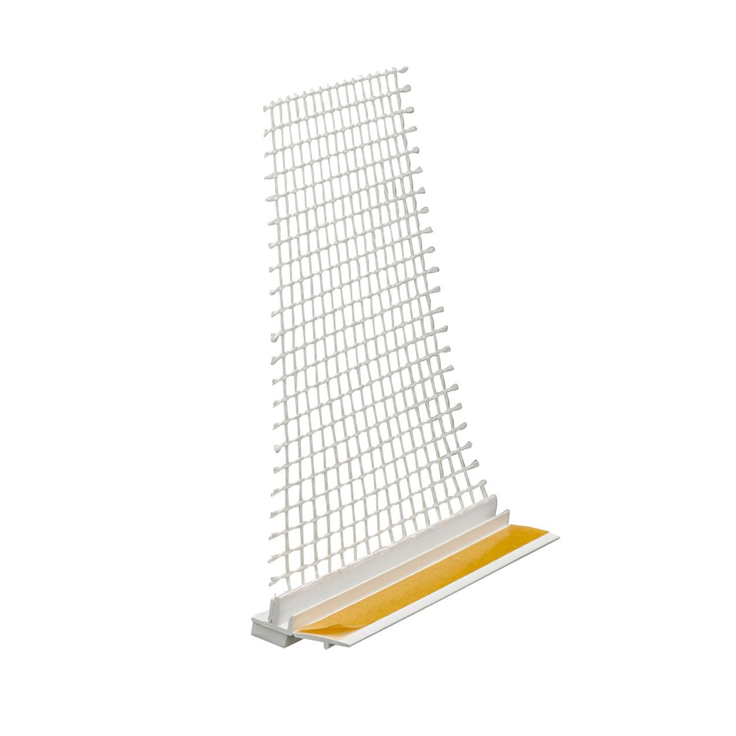 5 x Handelskönig Anputzleiste mit Gewebe 6 mm je 200 cm = 10 lfdm PVC Putz Laibungsprofil Fensterleiste mit Armierungsgewebe