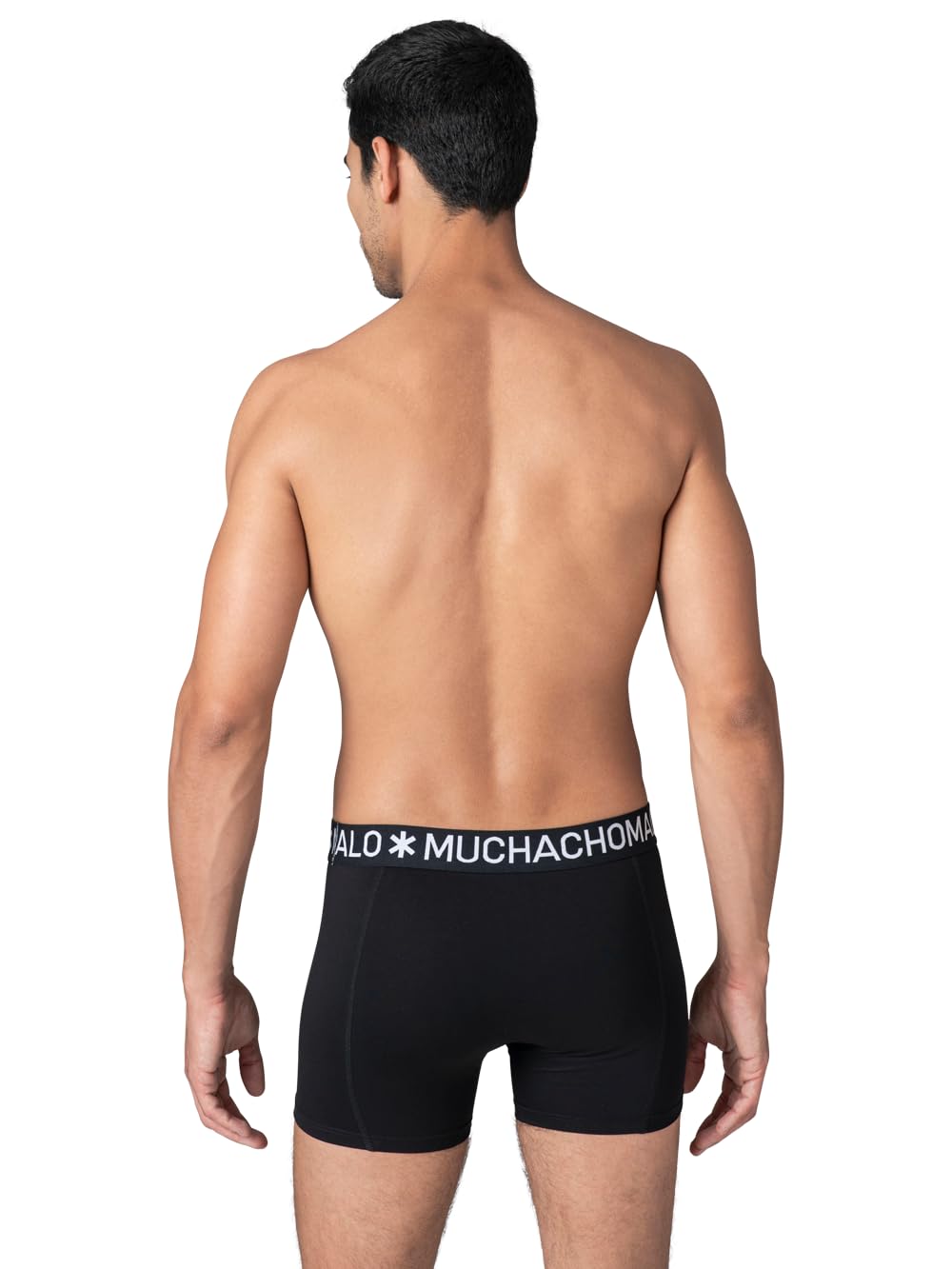 Muchachomalo Calzoncillos para Hombre, Ropa Interior Lisa de Algodón para Hombre, Pack de 7 Unidades, Bóxers Lisos de Corte Clásico con Cintura Elástica