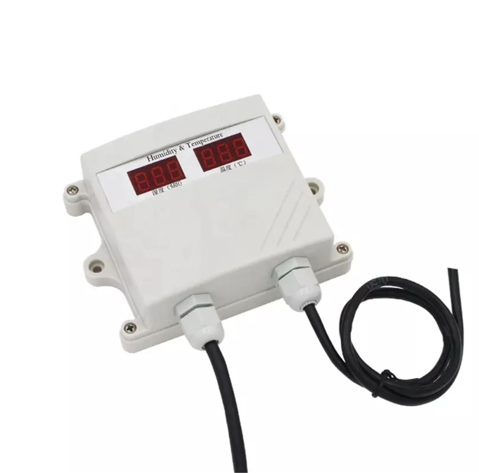 Sensor de temperatura y humedad de invernadero, Sensor de temperatura y humedad Modbus con pantalla