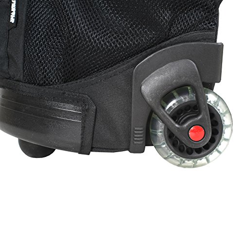 J World New York Sunny Rolling Backpack for Kids and Adults, Black, One Size - Image 8