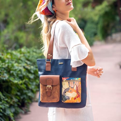 Multi Pocket Shoulder Bags for Women - Vegan Leather and Unique Design Handmade Womens Bags2