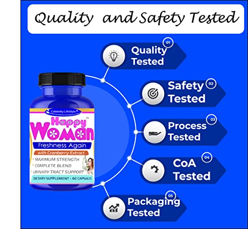 Womens Probiotics For Gut Health, Probiotics For Women Digestive Health | Supports Urinary Tract Health, Ph Balance, Digestive Balance With D-Mannose | Reduce Vaginal Odor - 60 Capsules #TOP3