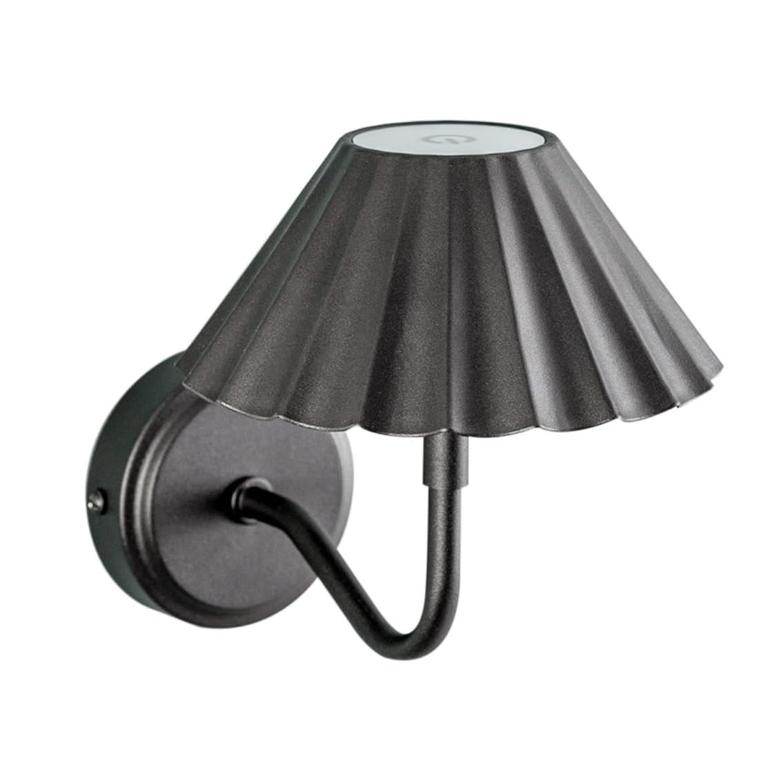 ValueLights Avery Black LED Wall Light - Dimmable - 6000K Cool White - 3W
