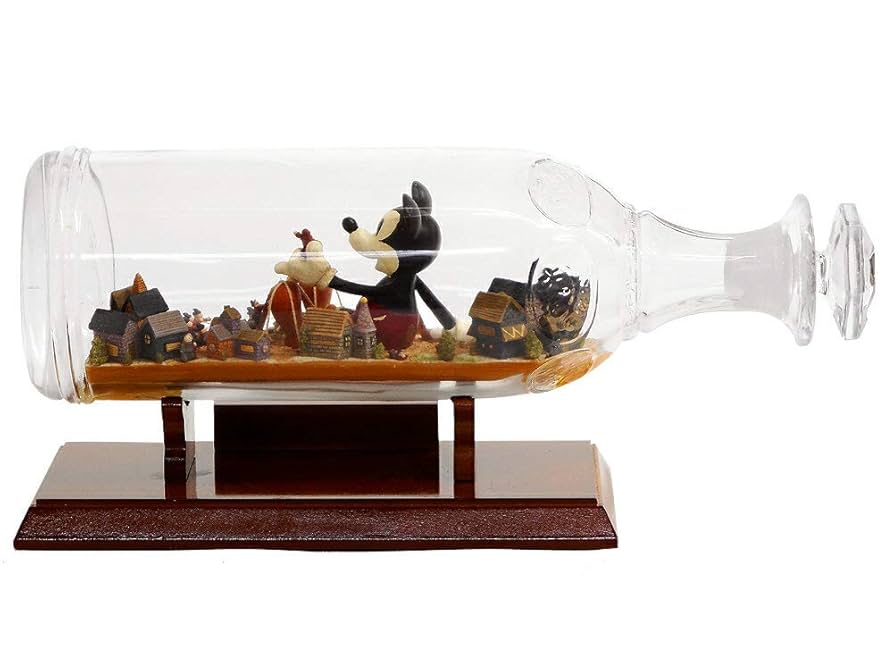 ミッキー ボトルシップフィギュア 限定版　シリアルナンバー253 ミッキー ボトルシップフィギュア 限定版 シリアルナンバー253