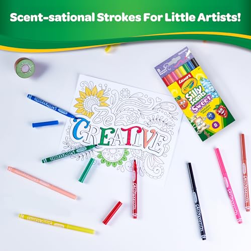 Image of Luxor Crayola Silly Scents Slim Markers 8 Shades