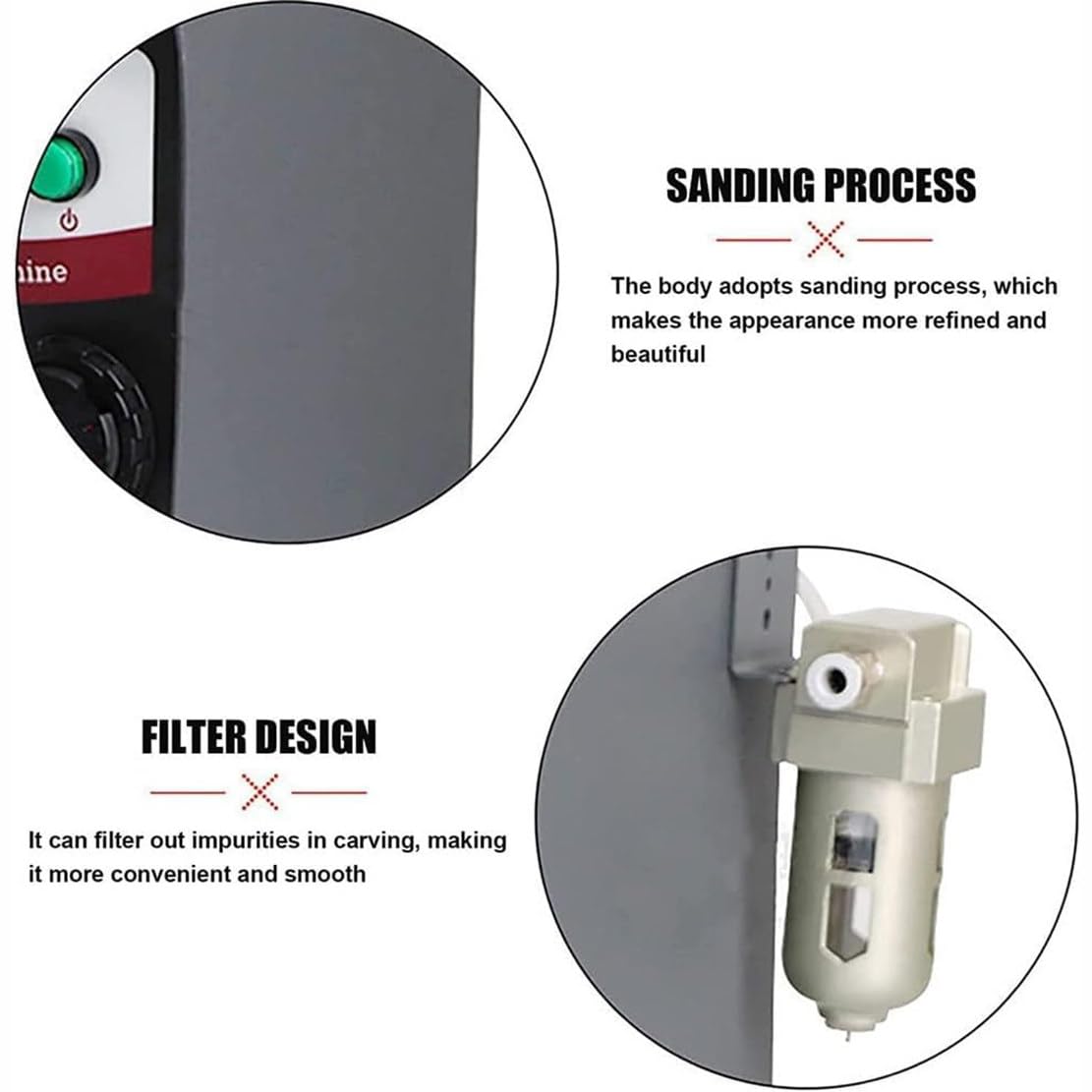 Máquina de Grabado neumática de un Solo Cabezal para joyería, Velocidad Ajustable de 400 a 800 RPM, máquinas de Grabado Manual para joyería, artesanía y Hierro Forjado.