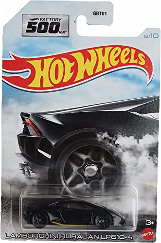 Hot Wheels Lamborghini Huracan LP610-4 negro 1:64 miniatura 1
