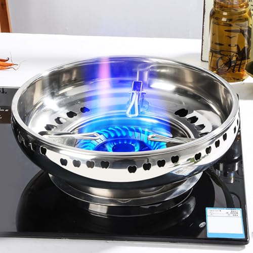 Soporte para wok de acero inoxidable resistente y de gran diseño 6