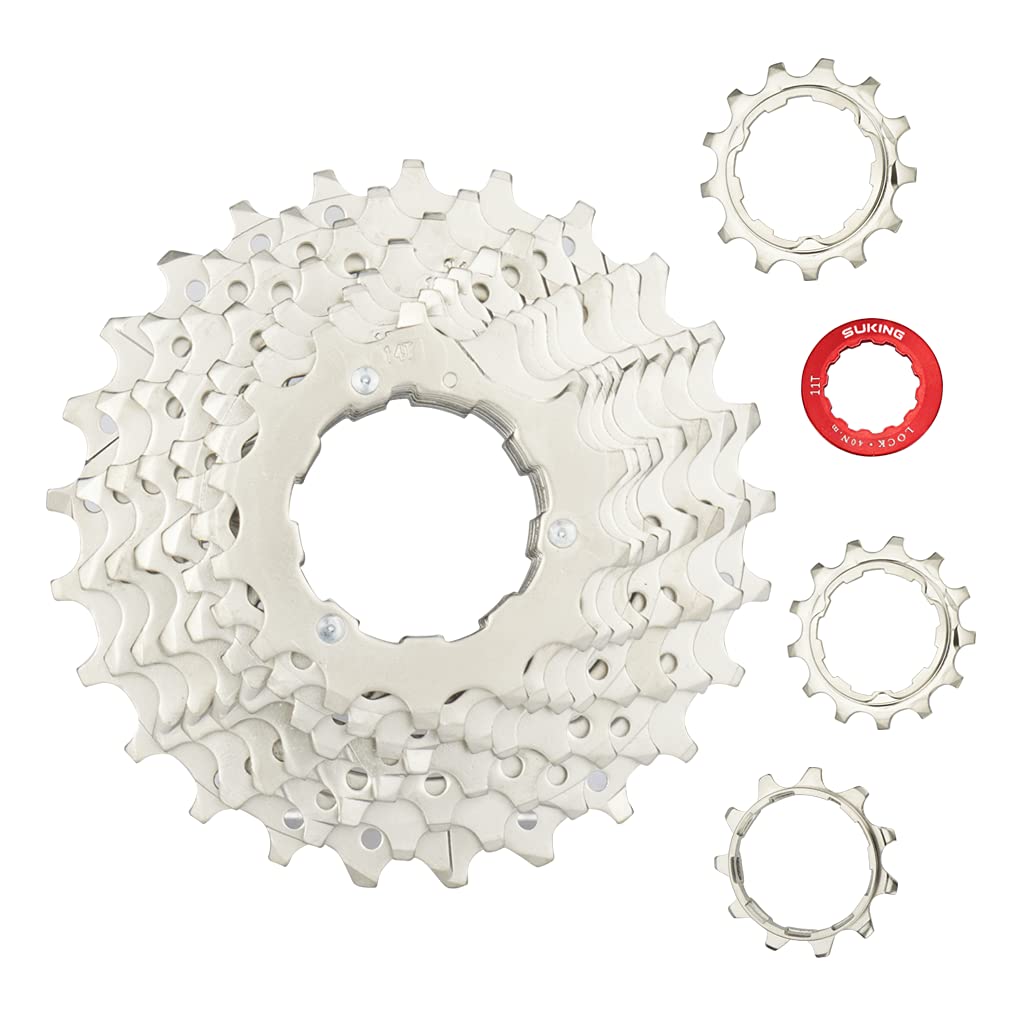 CYSKY Cassette 11 Vitesses 11-25T/11-28T/11-32T/11-36T/11-40T/11-42T/11-46T/11-50T/11-52T Compatible avec Shimano Sram Sunrace, Convient pour VTT, vélo de Route (Poids léger)