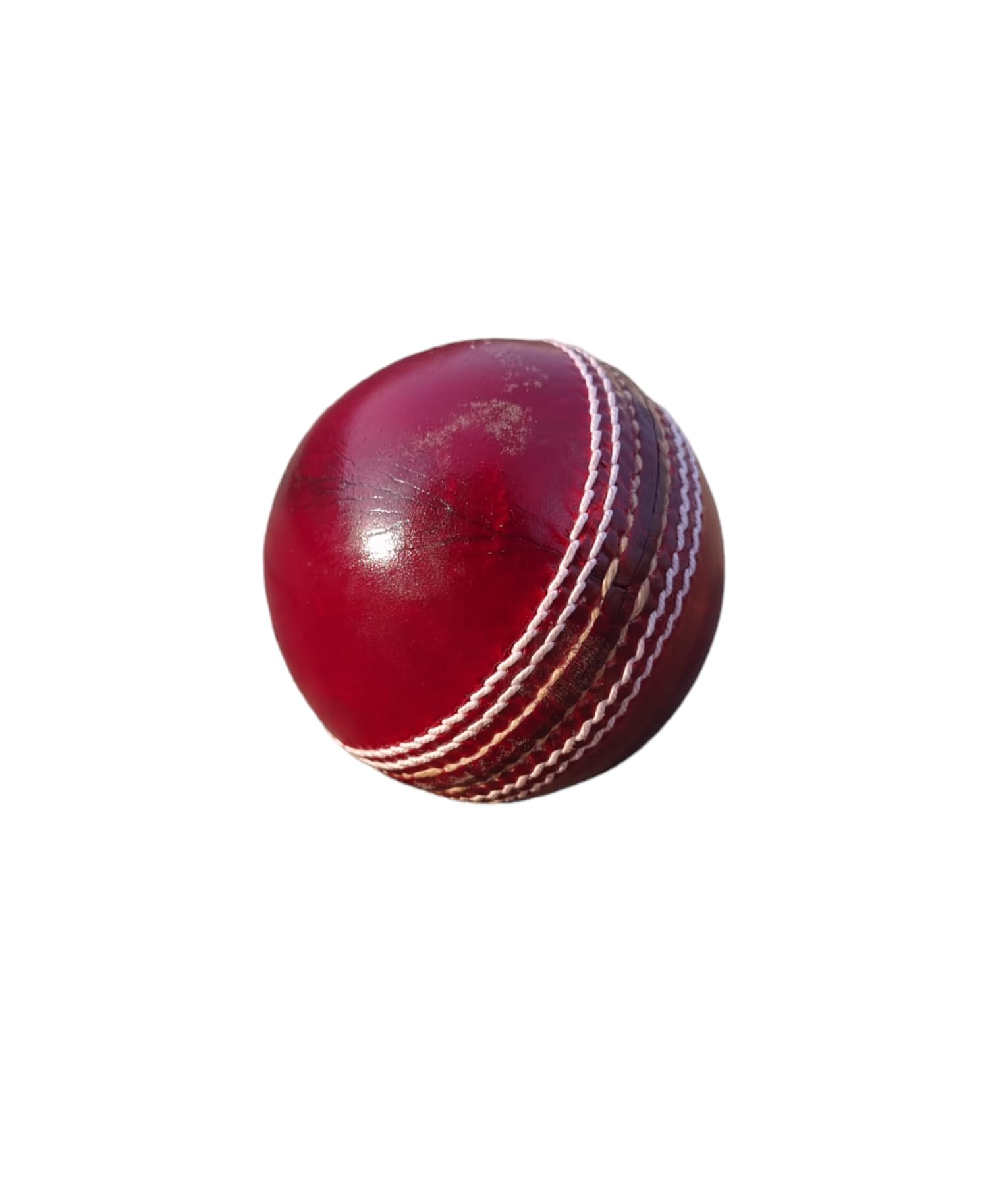 Aarav Premium 4 Piece Red Leather Cricket Ball for 50 Overs | Pack of 1| Professional Cricket Ball | Premium Hand Stitched Ball-picture-12