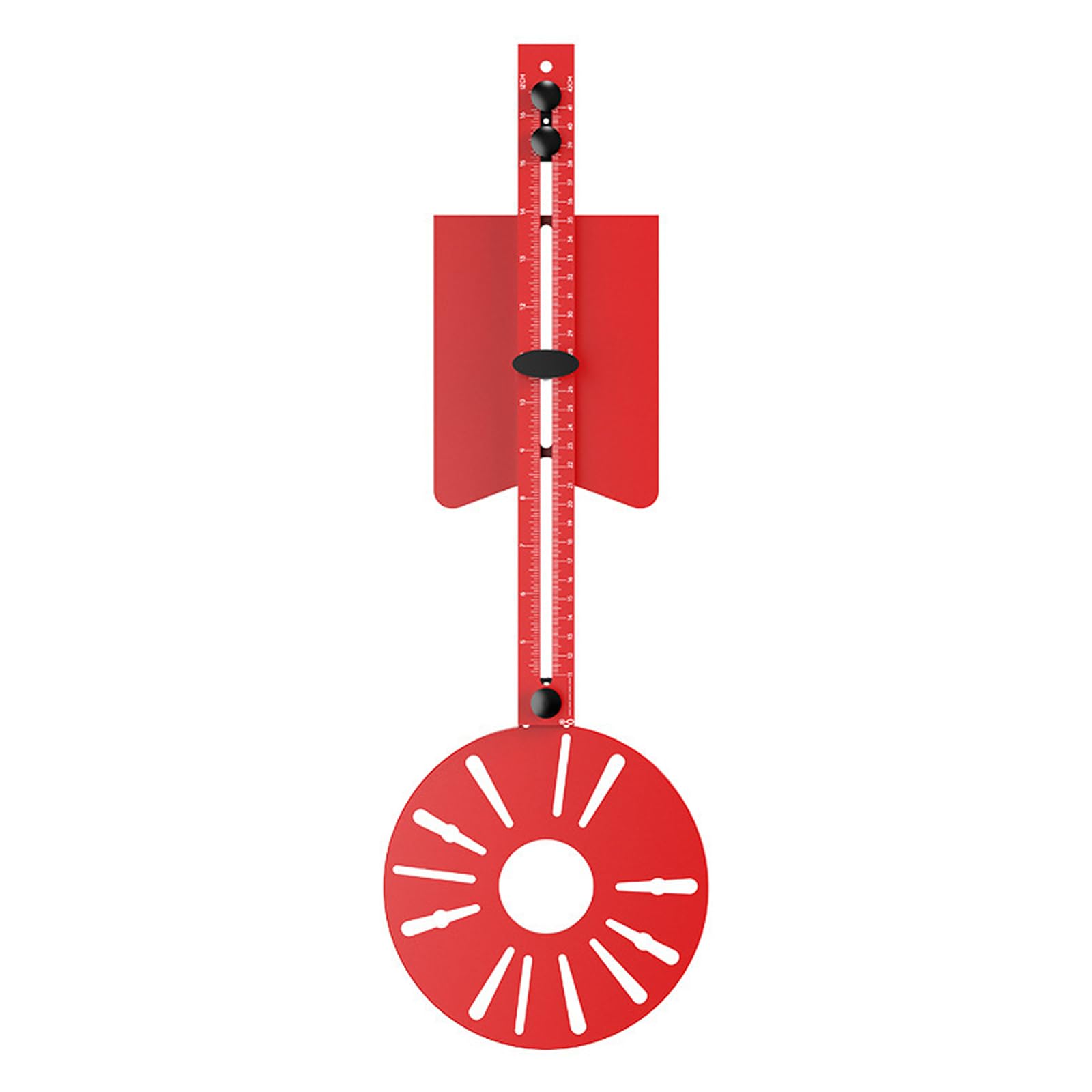Apglsxy Red Aluminum Circulars Cutting Jigs Router Guide Bracket For Edges Trimmers Circulars Hole Cutting In Woodworking Projects Router Base