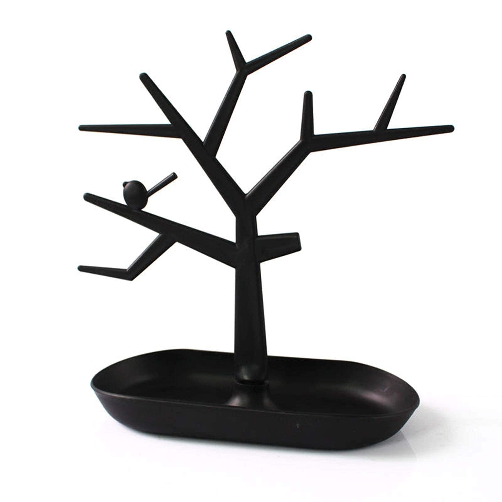 Mostrar joyería Caja de árbol Diseño de joyas de exhibición Torre Collar Pendiente Pulsera Pulsera Organizador Soporte Clave Almacenamiento Estante Creativo Adornos Decorativos Joyería Estuche de alma