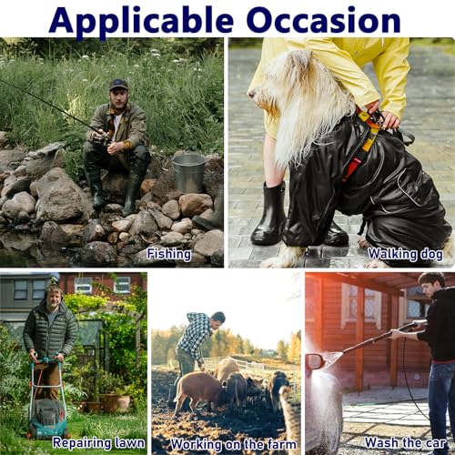 Ankle Rubber Rain Boot Mens Ankle Rain Shoes Waterproof Garden Boots Mens Short Rain Boots3