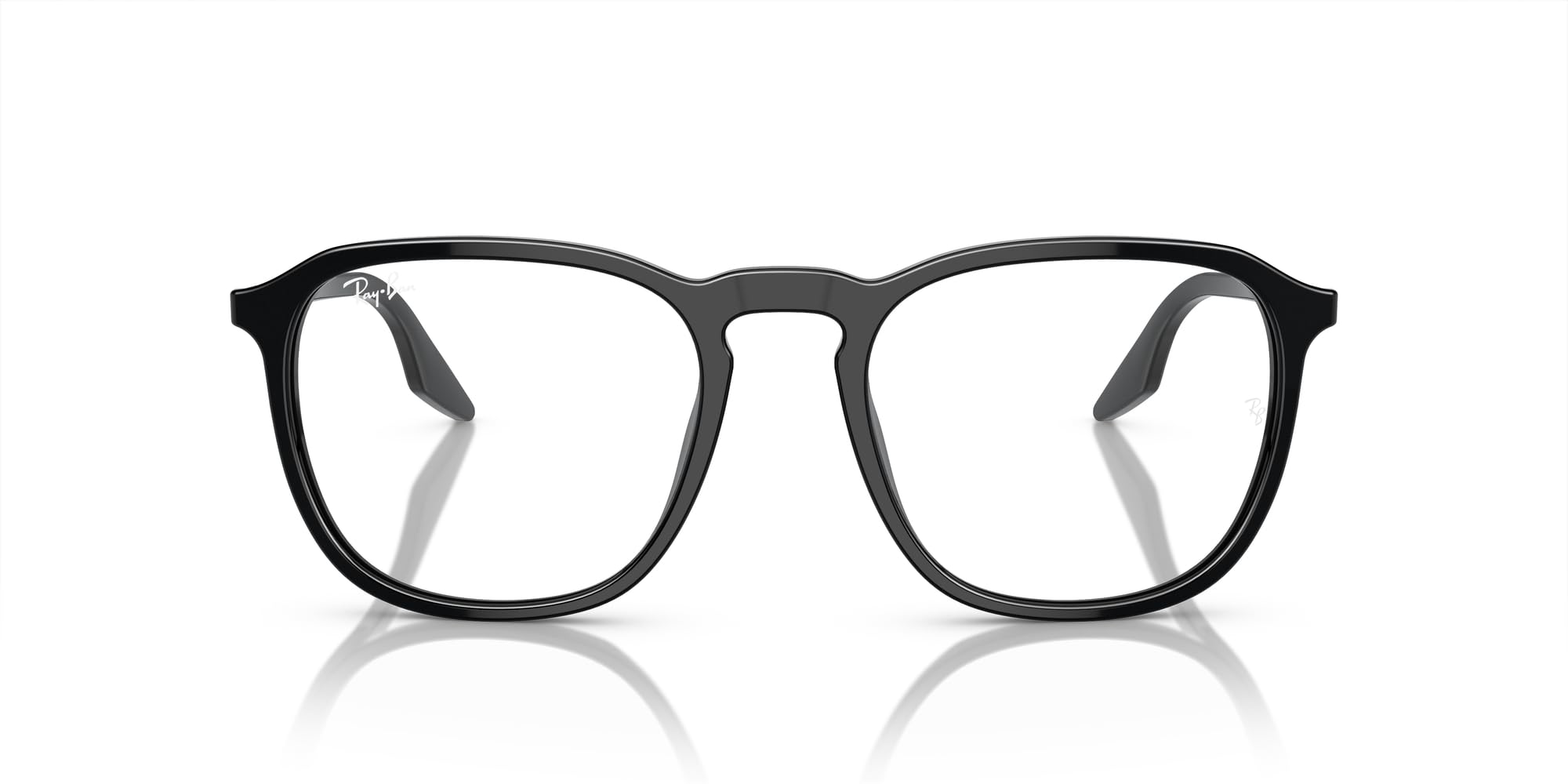 Ray-Ban Unisex Rb2203 kwadratowe okulary przeciwsłoneczne, Czarny/Przejście Przejście do Szafiru, 52 mm
