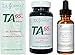 T.A. Sciences TA65 90 Capsules 250 Units Includes a Free Bottle of Organically Flawless Premium Vitamin C Serum 2 fl oz 60 ml for Face