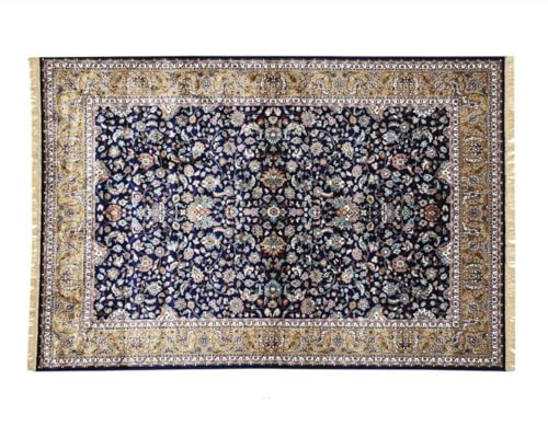 Image of Luxury Silk Carpet 5 x 7 FEET for Living Room or Bedroom, Made with Premium Silk, Perfect for Elegant Interiors Comfort and Timeless Design