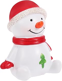 ORFOFE Decoração Modelo De Natal Enfeites De Resina Mini Enfeites De Natal Modelo De Resina Mini Modelo De Resina Opção De Acessórios Boneca Artesanato Em Resina Boneco