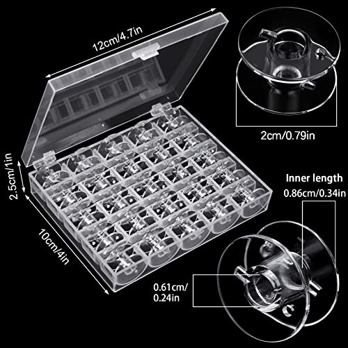 Joyberg WQ 50 Pcs Bobbins, Plastic Bobbins thumb #1