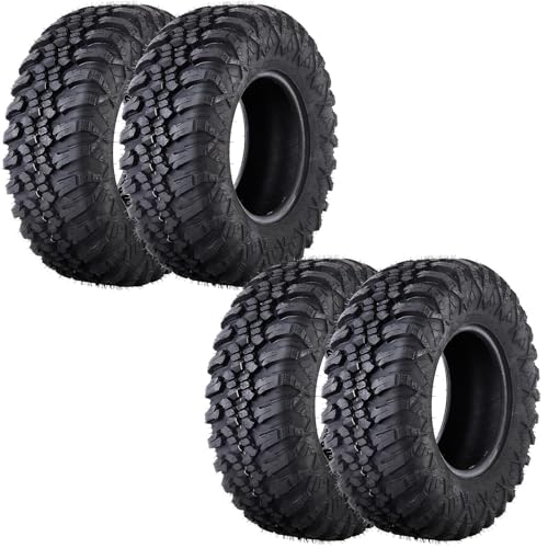 Garvee Set of 4 30x10R14 ATV/UTV Tires 30x10x14 All-Terrain 8PR Tubeless Non-Directional for Mud Trail & Sand Fits 14-Inch Rims