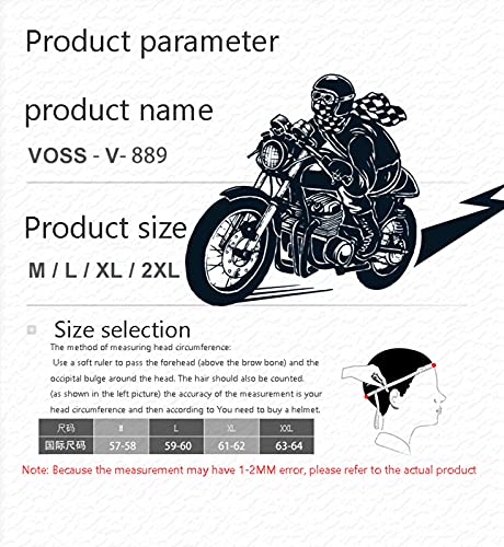 ZLYJ Casco Moto Mezza Guscio Retro Motocicletta