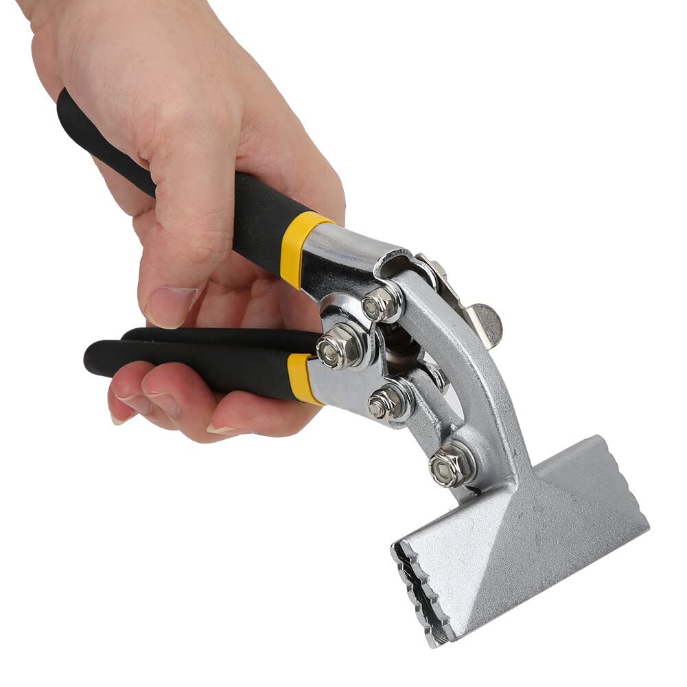 Sheet Metal Tools, 3. 15in Metal Sheet Bending Pliers, Manual Sheet Metal Clamp Seamer Non- Slip Handle Seaming Pliers