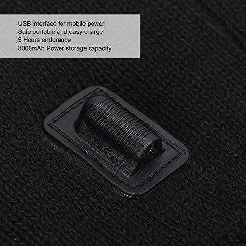 chapéu aquecido,Gorro de inverno elétrico recarregável USB aquecido para homens e mulheres, aquecime
