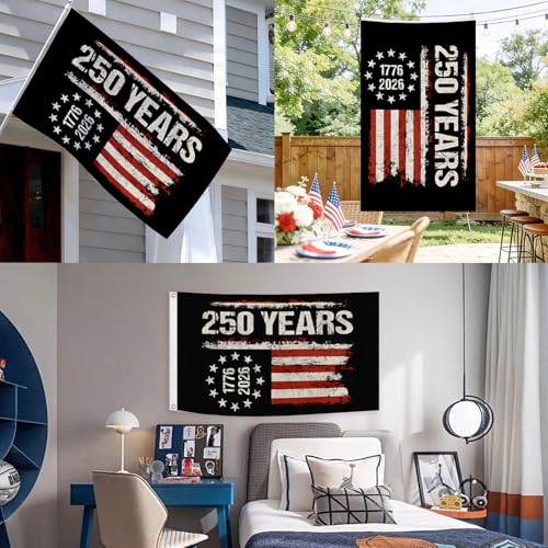 Image of 3x5 FT American Flag - Double-sided printing USA Flag with Bold Quote inchWe'll Put a Boot in Your As s It's the American Way inch,Made of Polyester,Vibrant Colors, Brass Grommets for Outdoor & Indoor Display (250TH-3)