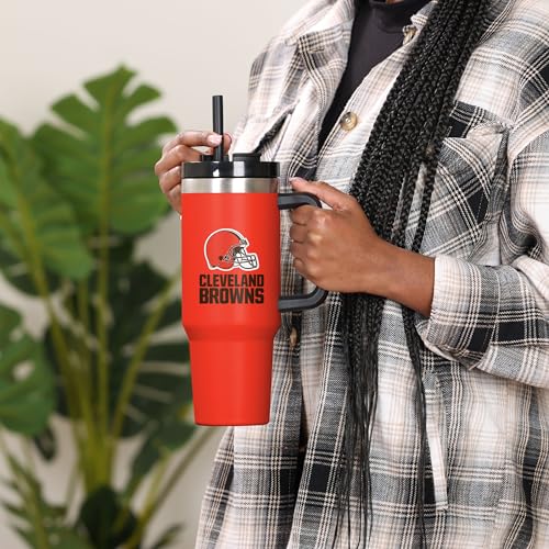 Image of FOCO NFL unisex-adult NFL Team Logo Insulated Travel Mug 40oz XL Tumbler