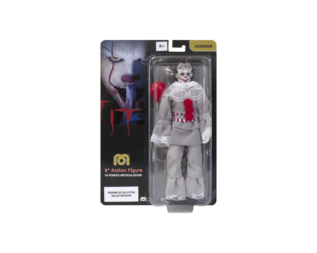 Lansay Mego - Ça 2 - Flu Sou - Figurine de Collection - Dès 8 ans, It/It 2 - Pennywise Chapter 2, 7.87 inches tall