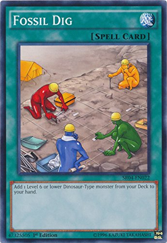 Fossil Dig - SR04-EN022 - Common - 1st Edition - Structure Deck: Dinosmasher's Fury (1st Edition)