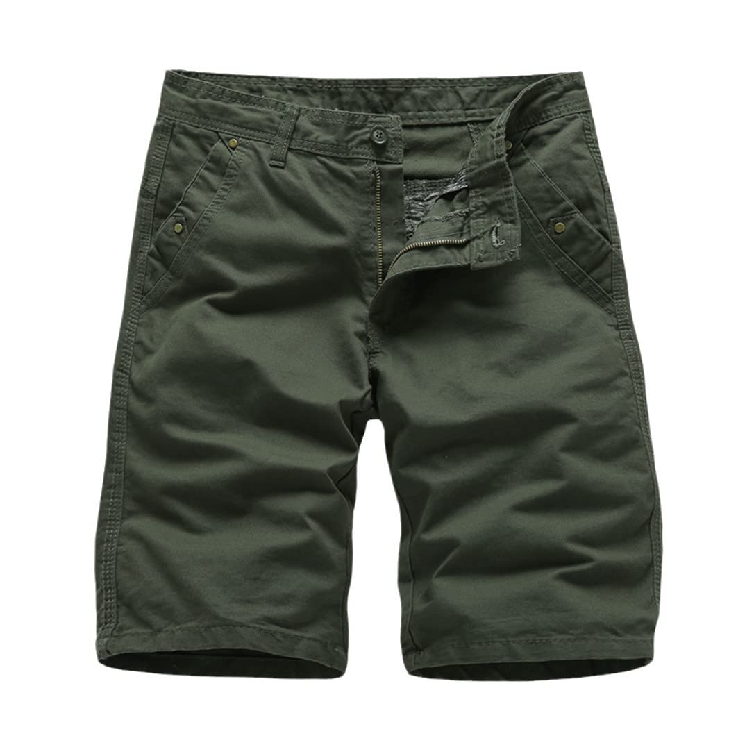 Short cargo militaire FULBHPRINT en coton de style décontracté avec imprimé camouflage classique - 6