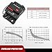 Nilight 50A Circuit Breaker Resettable 12-48V DC Manual Reset w/Copper Wire Lugs Surface Mount Overload Protection for Car Audio Sound Amplifier System RV Marine Boat Truck, 2 Years Warranty