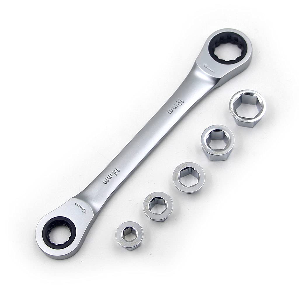 Amazon | 多機能両頭ラチェットコンビネーションスパナセット