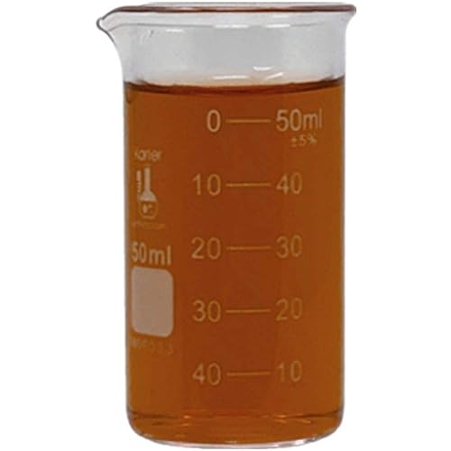 Miniatura 7 de Vaso de precipitados de 85fl oz forma alta vidrio de borosilicato 33 doble escala graduado Karter Scientific 213F13 individual