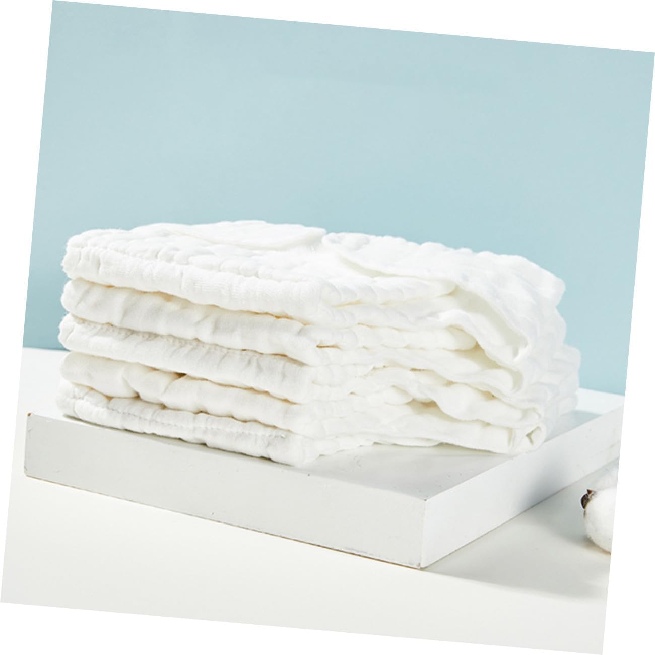 5Pcs Washable Cloth Diapers for Newborns Reusable Breathable Leak Resistant Design for Keep Clean and Dry