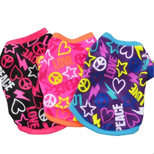 Haoricu HAORICU_1769 Puppy Clothes, Spring Winter Pet Coat Pet Dog Clothes Cat Puppy Pet Puppy Vest T Shirt Small Pet Clothes Dog Hoodie Custome Apparel Warm Sweatshirt thumb #4