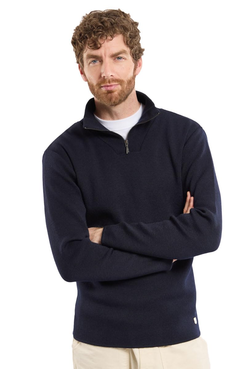 Armor Lux Men's 76505 Jumper Not Applicable, Multicolour (Navire 300), Large