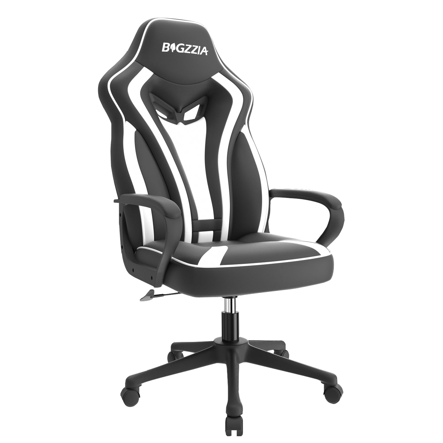 bigzzia Silla Gamer ErgonóMica, Silla de Oficina,Silla Escritorio,con Reposacabezas,Silla Oficina Giratoria Regulable en Altura e InclinacióN,Adecuada para la Oficina en Casa y Juegos (White)