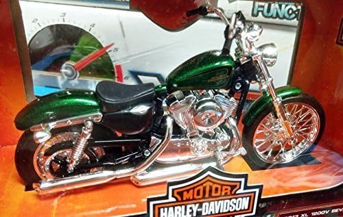 Miniatura 2 de Maisto Modelo de producto acabado Harley número de pieza 32335 Escala 1/12 Harley Davidson 2013 XL1200V Seventy Two (Verde)