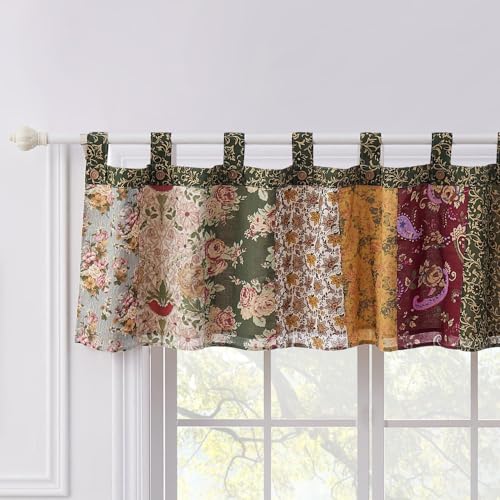Greenland Home GL-0407AV1 Antique Chic 21 X 84-Inch Cotton Window Patchwork Valance thumb #2