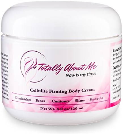Totally About Me Cellulite Firming Cream with Caffeine and Retinol – For Body Toning – Puckering & Dimples Disappear to Reveal Smoother Skin, 4 oz